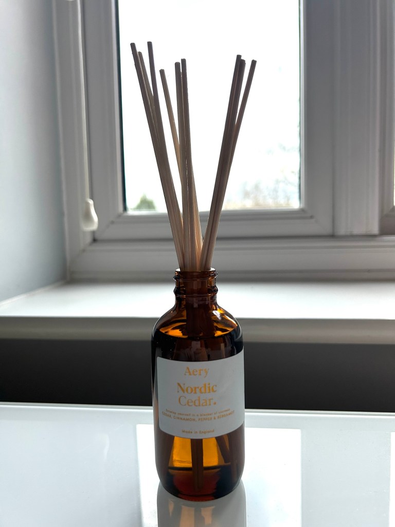 Portrait view of diffuser